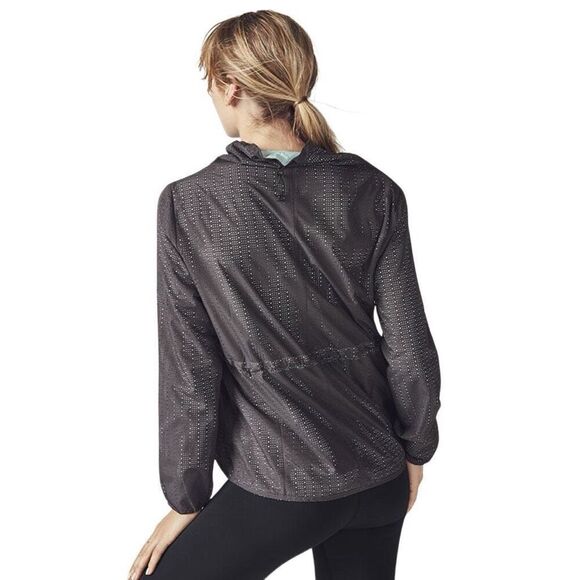 Fabletics 2X Liora Pullover Iron/Sterling Athleisure Sport Jacket Windbreaker - Picture 2 of 10